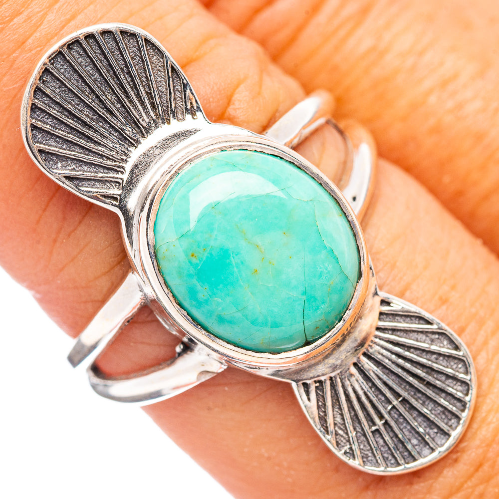Mojave Turquoise Ring Size 8 (.925 Sterling Silver)