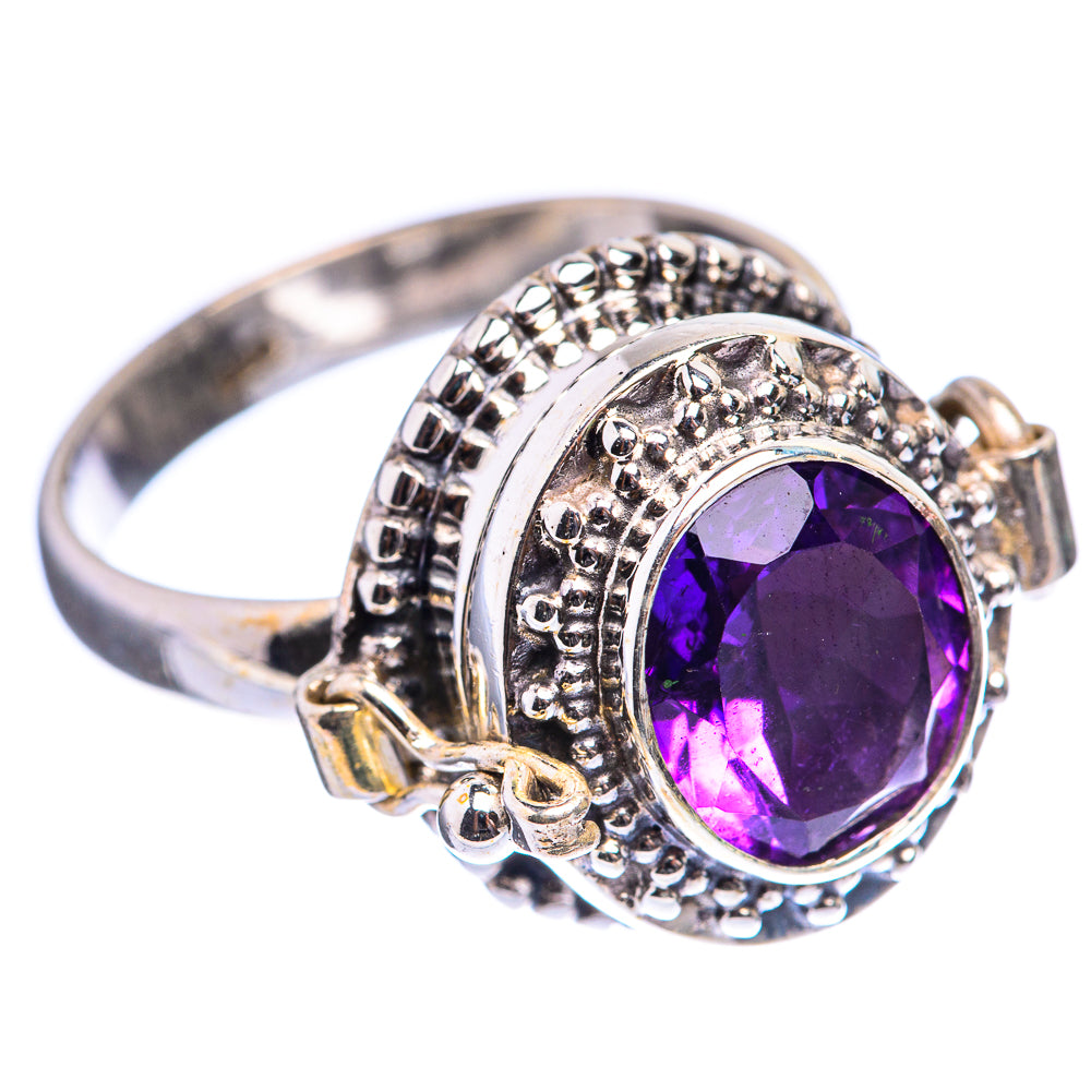Poison Faceted Amethyst Ring Size 8.75 (925 Sterling Silver) R142848