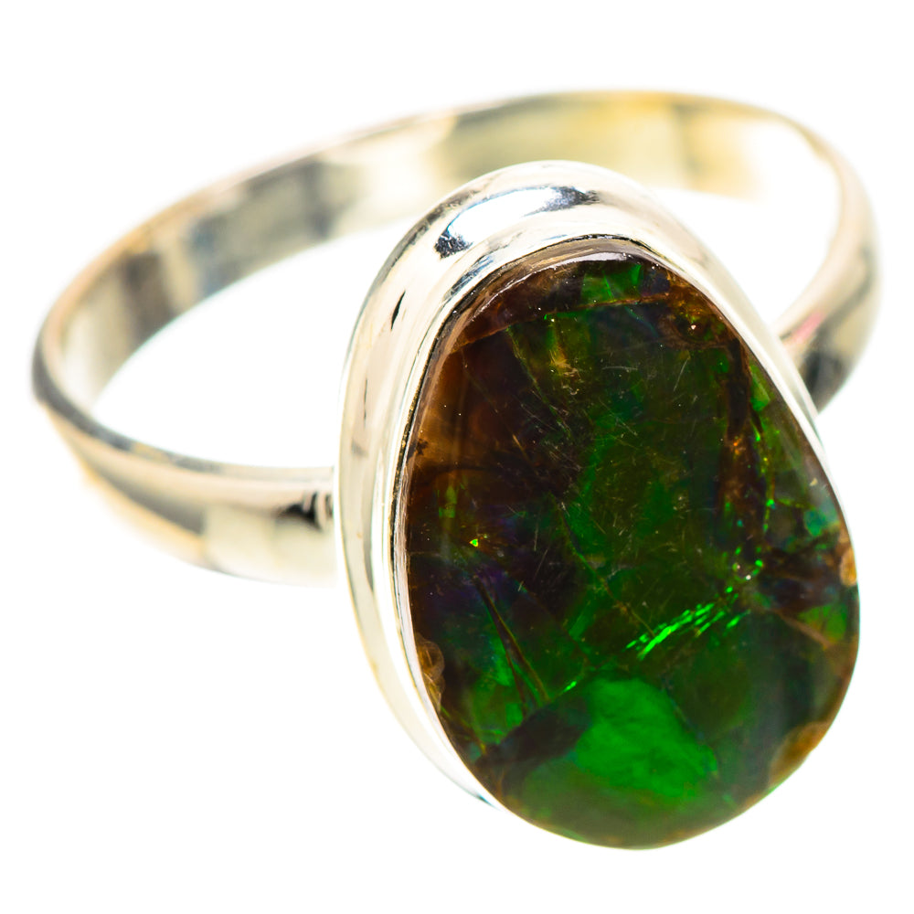 Ammolite Ring Size 10.75 (925 Sterling Silver) RING138824