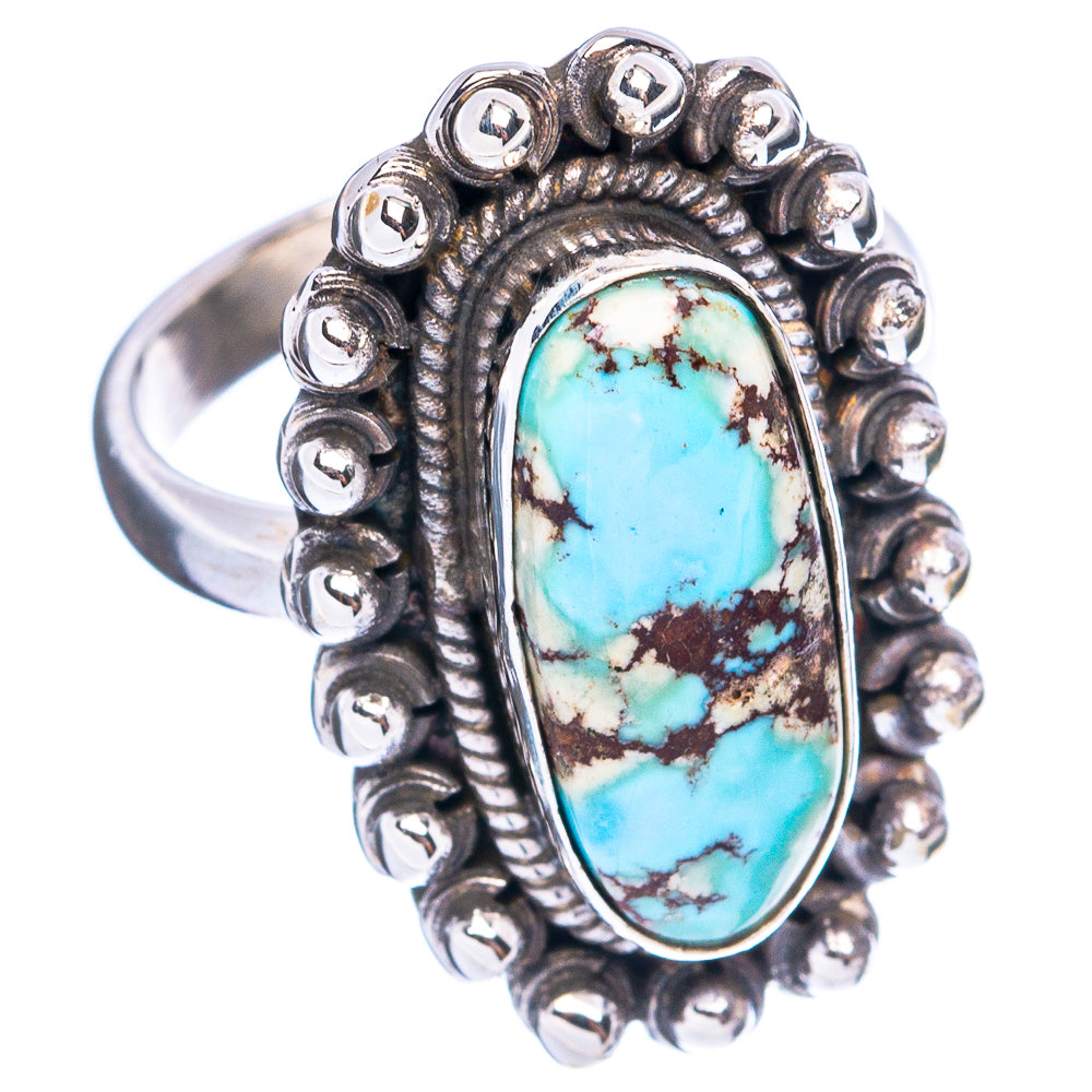 Rare Golden Hills Turquoise Ring Size 5.25 (925 Sterling Silver) R4865
