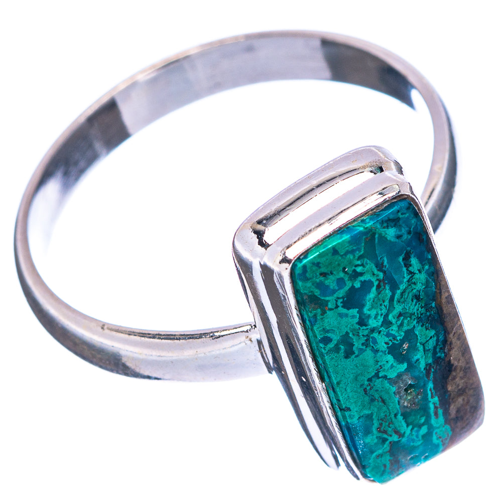 Chrysocolla Ring Size 11 (.925 Sterling Silver)