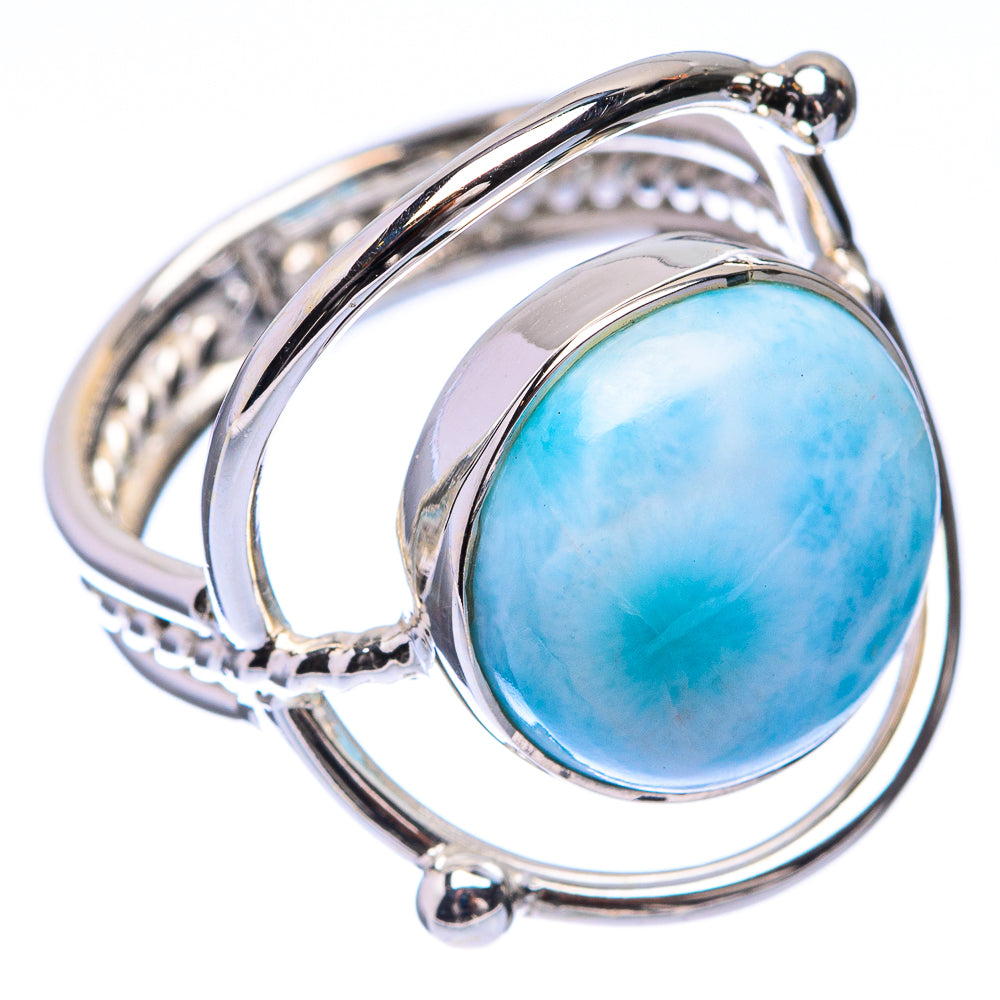Premium Larimar Ring Size 6.5 (925 Sterling Silver) R141853