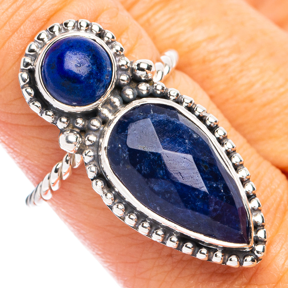 Premium Lapis Lazuli Ring Size 8 (925 Sterling Silver) R8158
