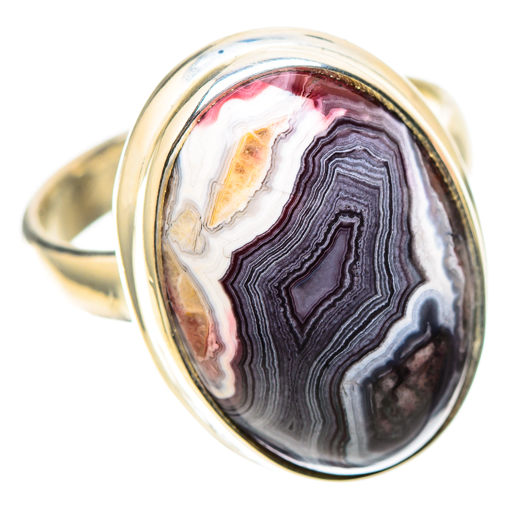 Botswana Agate Ring Size 7 (925 Sterling Silver) RING138381