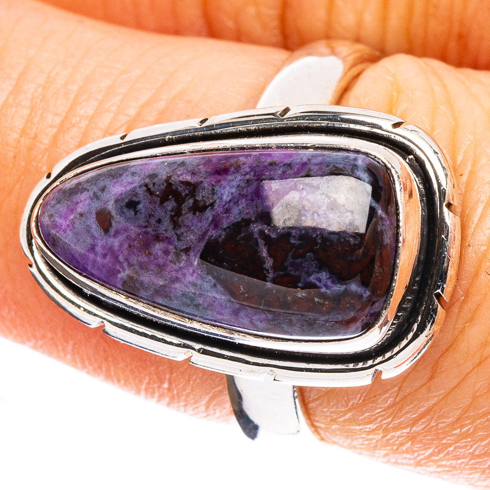 Mexican Purple Opal (Morado) Ring Size 7 (925 Sterling Silver) R5086