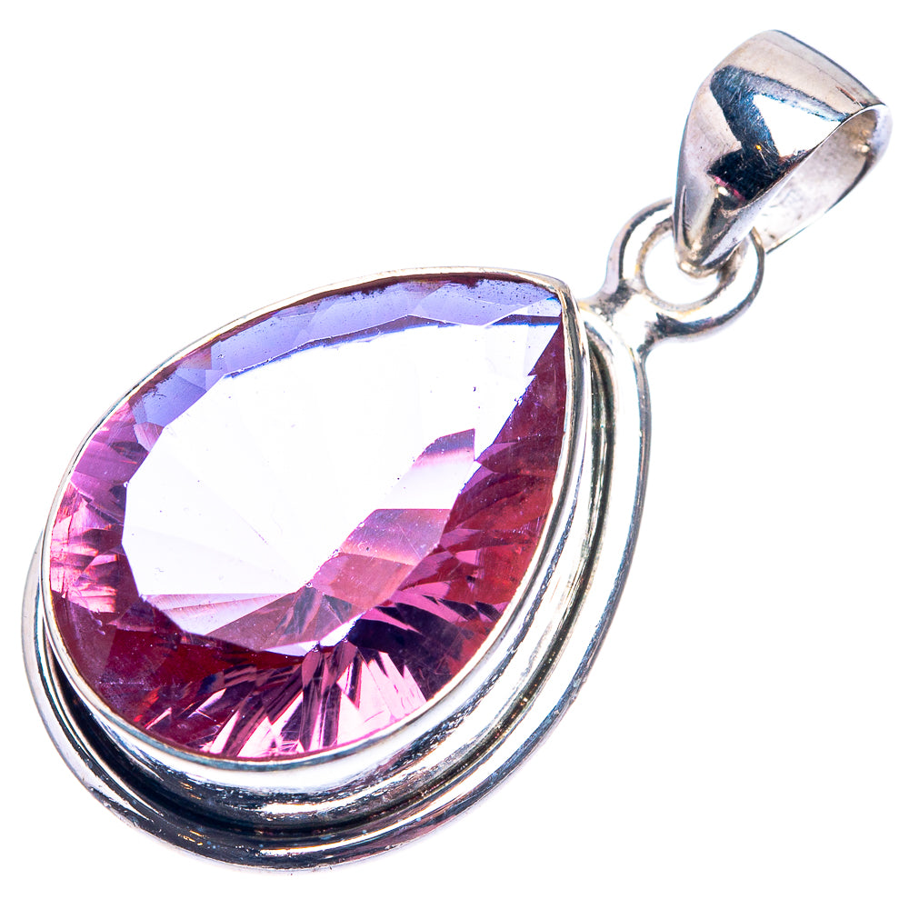 Alexandrite (Lab.) Pendant 1 1/4" (925 Sterling Silver) P38905