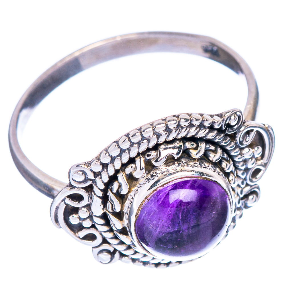 Amethyst Dainty Ring Size 8 (925 Sterling Silver) R1024