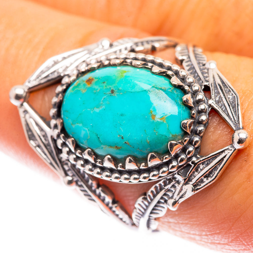 Chrysocolla Ring Size 8.5 (925 Sterling Silver) R141102