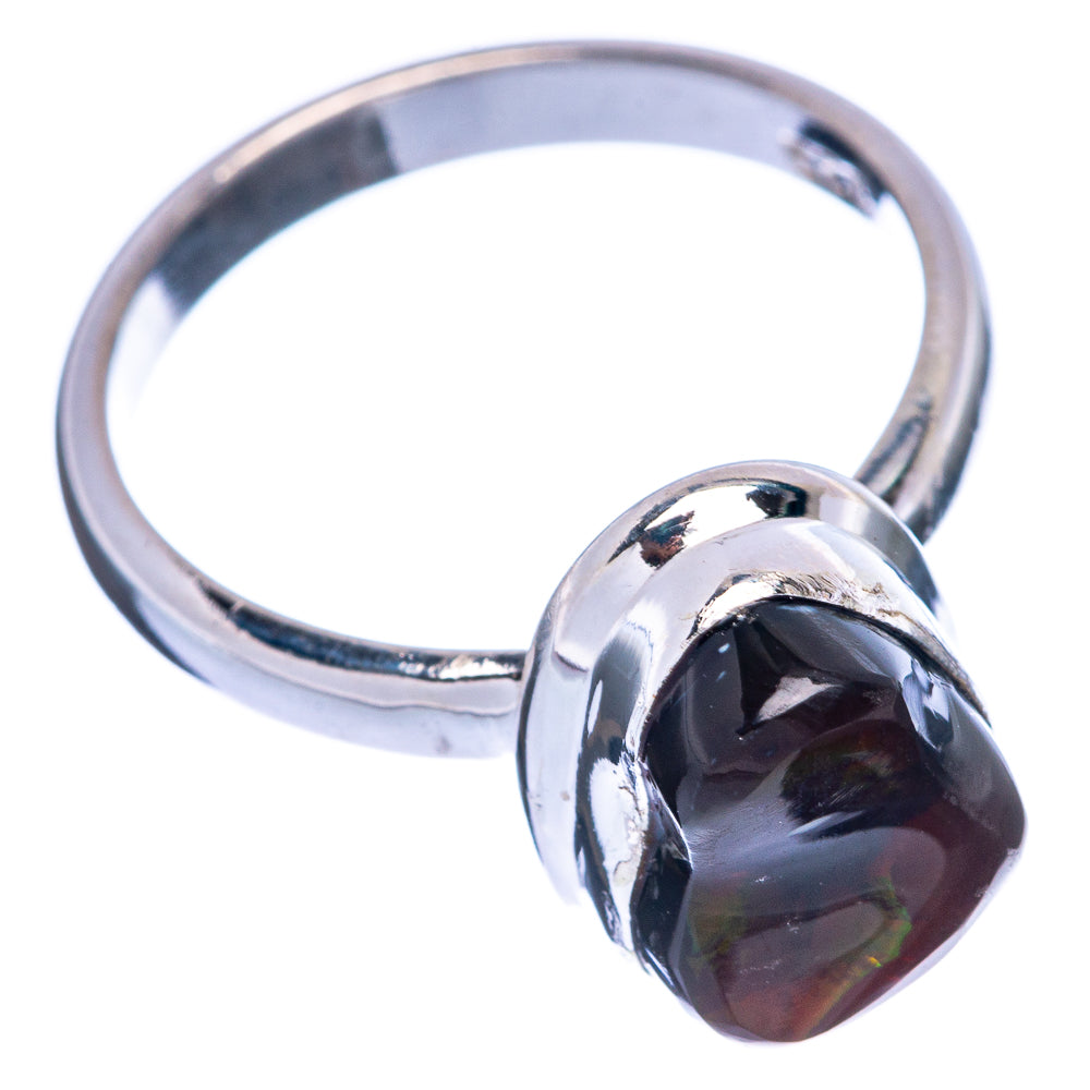 Rare Mexican Fire Agate Ring Size 6.5 (925 Sterling Silver) R145592