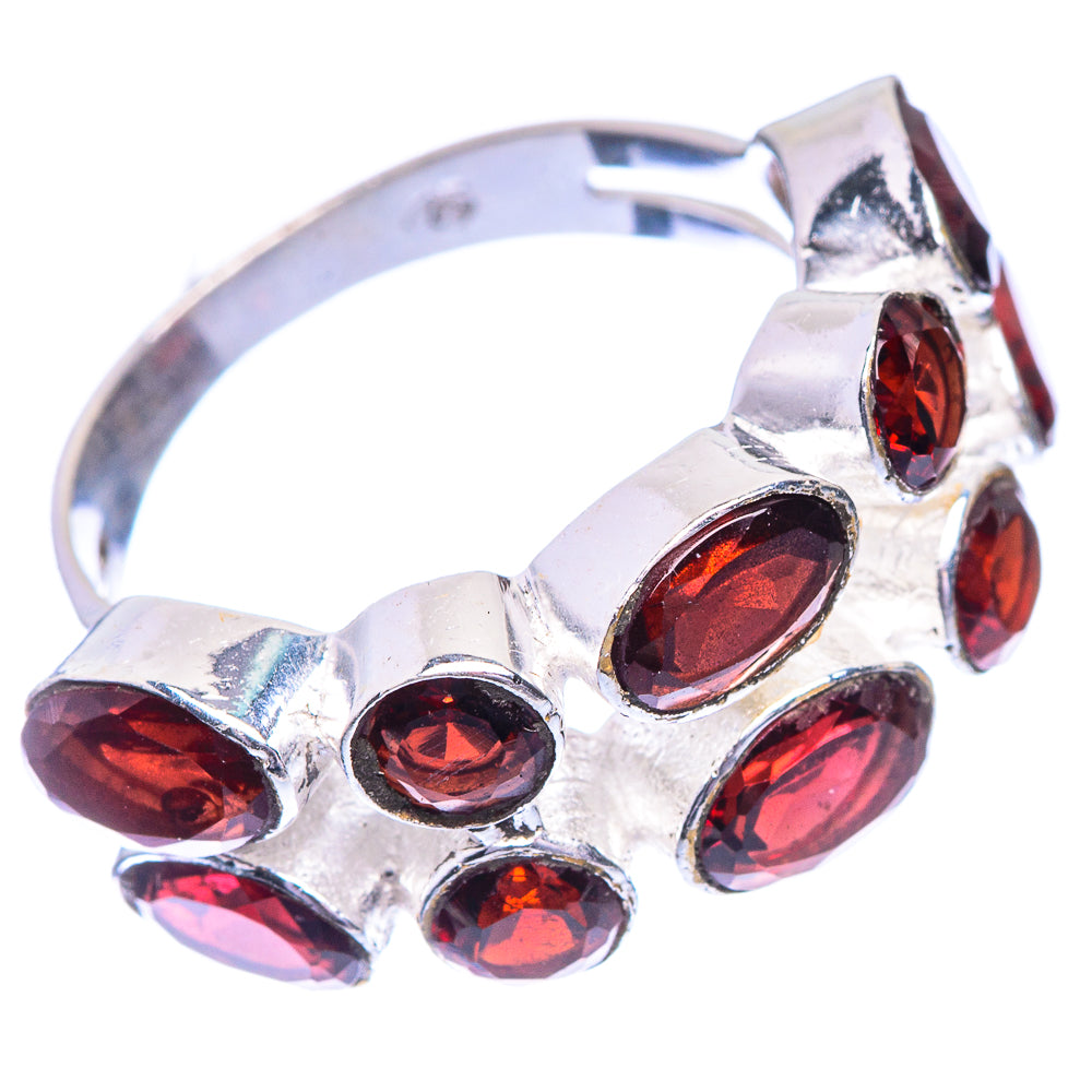 Garnet Dainty Ring Size 6 (925 Sterling Silver) R142554