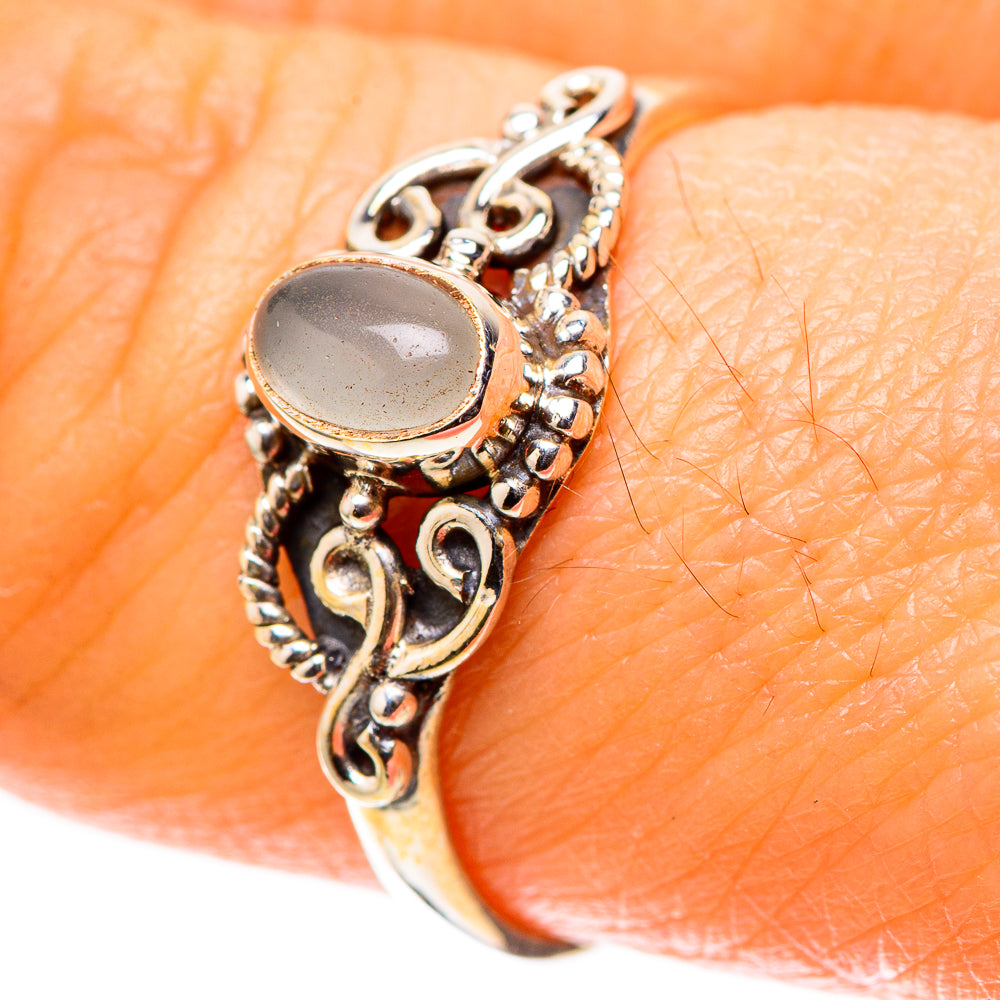 Natural Aquamarine Dainty Ring Size 7 (925 Sterling Silver) RING138202