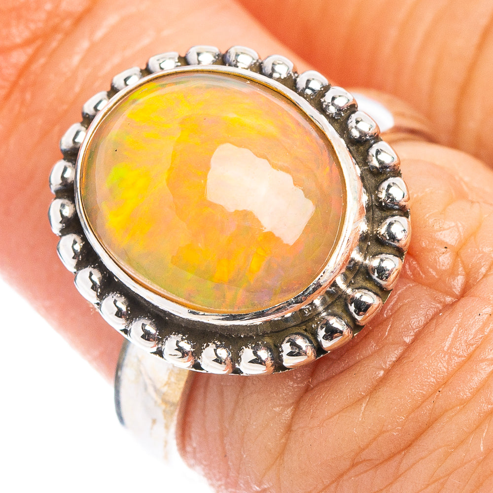Rare Ethiopian Opal Ring Size 6 (.925 Sterling Silver)