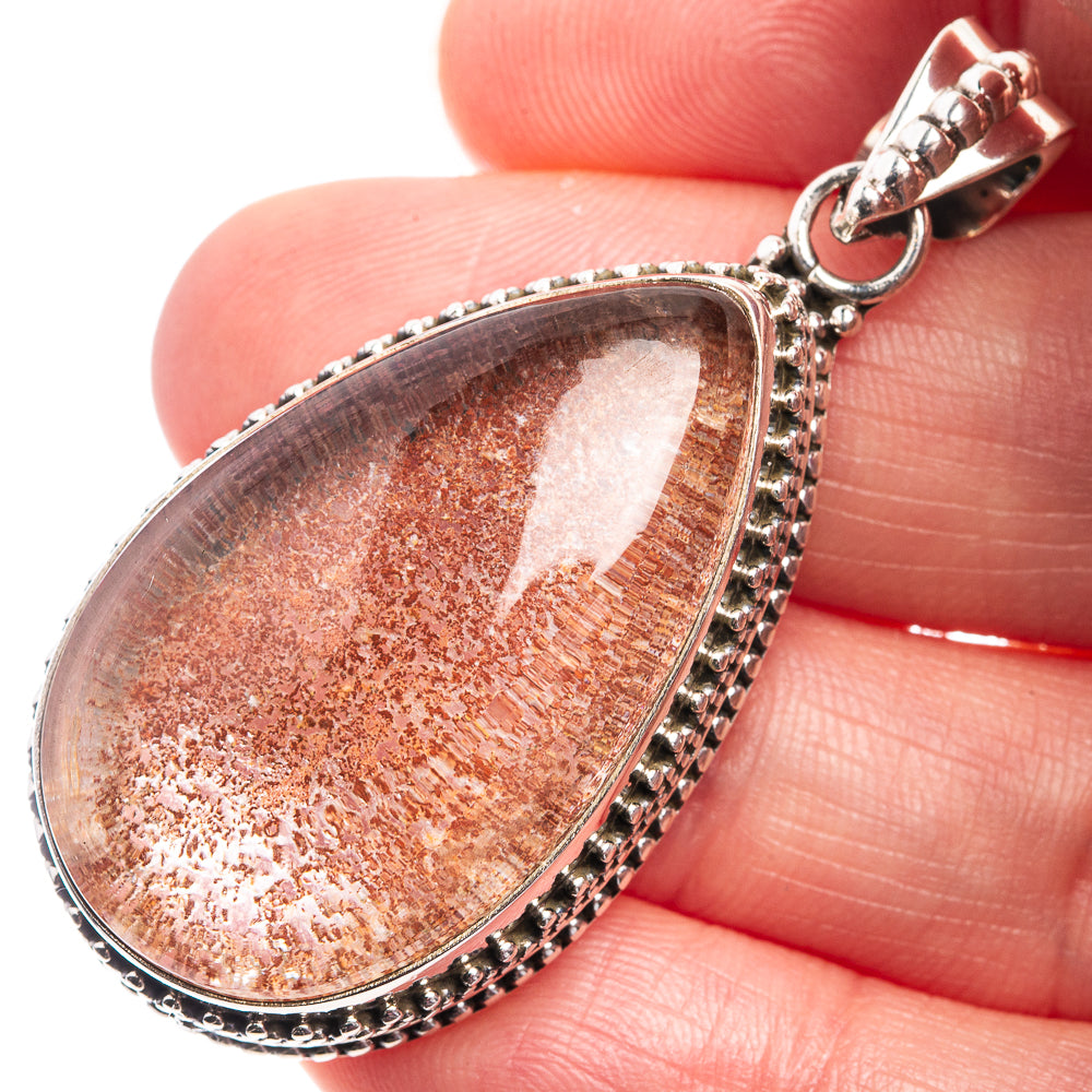 Garden Quartz Pendant 2" (925 Sterling Silver) P38976