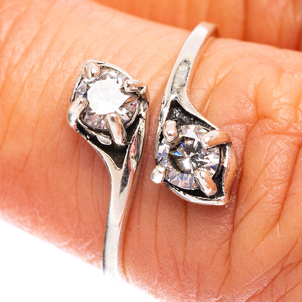 Dainty Cubic Zirconia Ring Size 6 (.925 Sterling Silver)