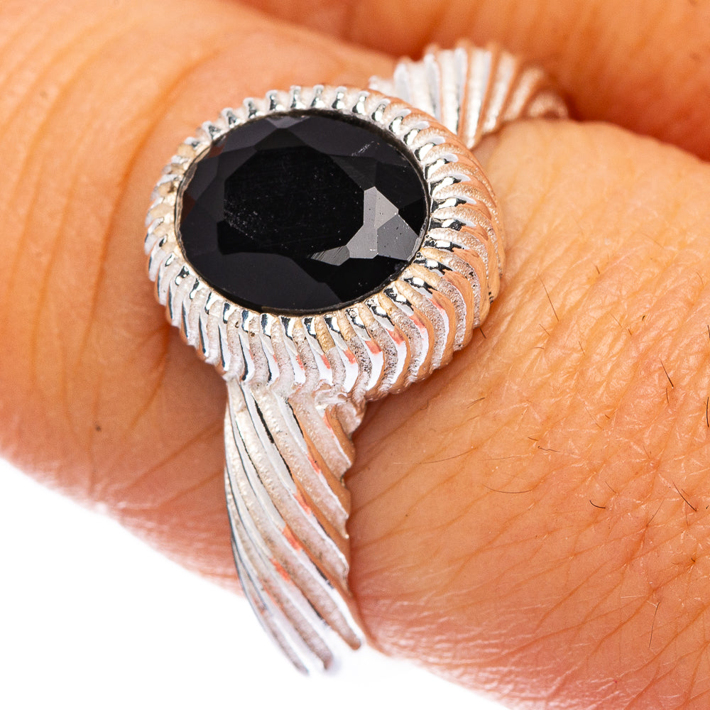 Black Onyx Ring Size 8 (925 Sterling Silver) R146110