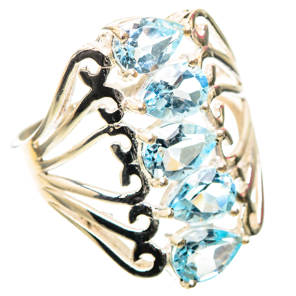 Blue Topaz Ring Size 10 (925 Sterling Silver) RING138421