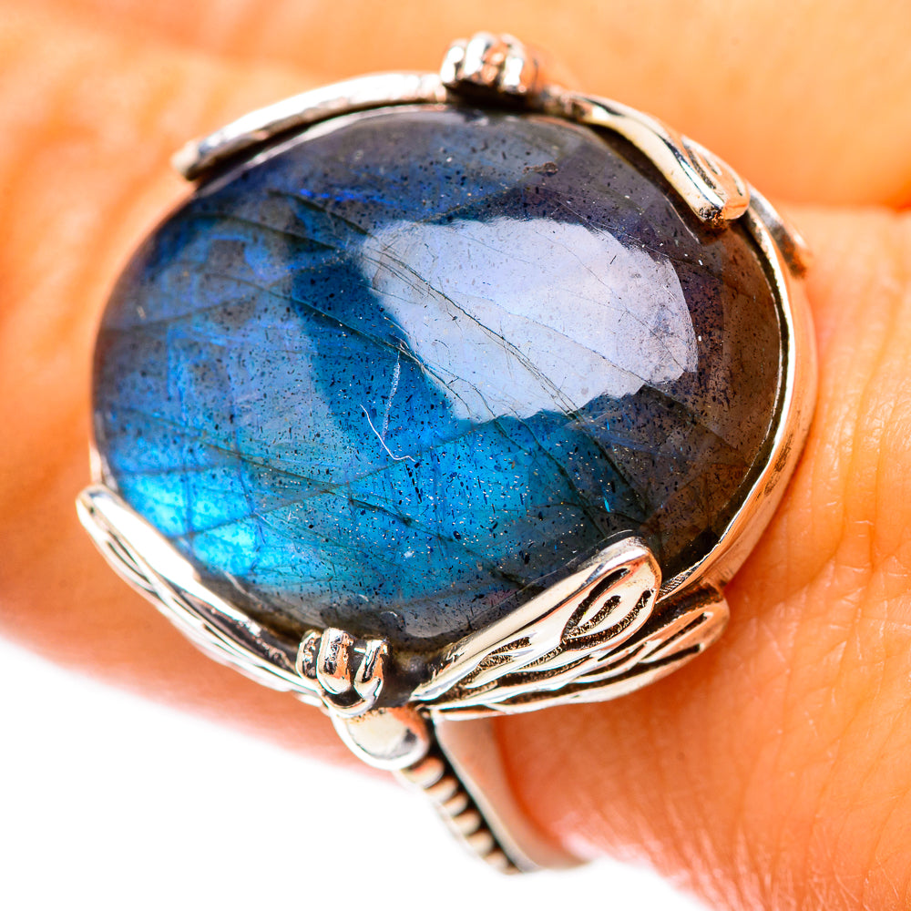 Labradorite Ring Size 9 (925 Sterling Silver) RING138921
