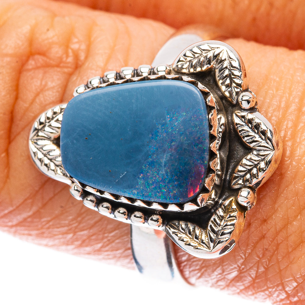 Rare Doublet Opal Ring Size 8.75 (925 Sterling Silver) R4106