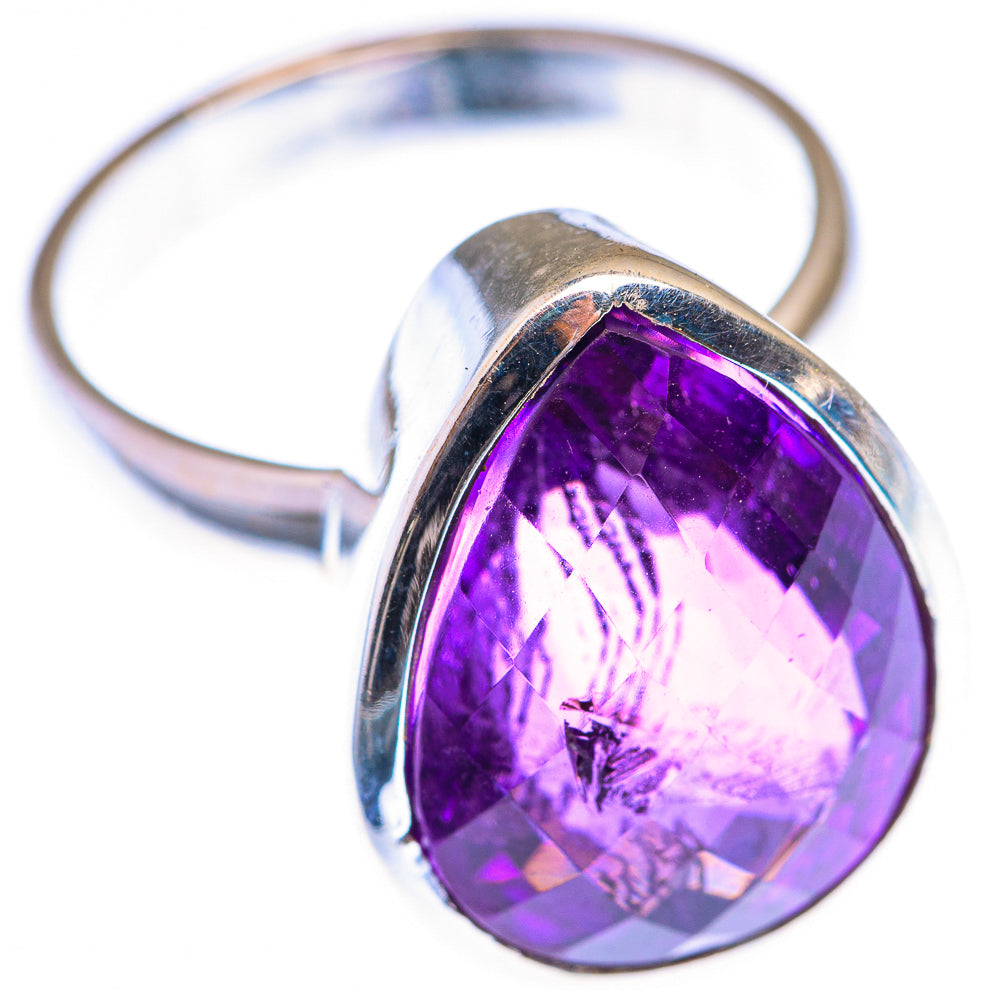 Faceted Amethyst Ring Size 9.5 (925 Sterling Silver) RING139885