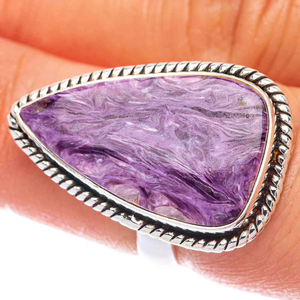 Charoite Ring Size 6.5 (925 Sterling Silver) R144889
