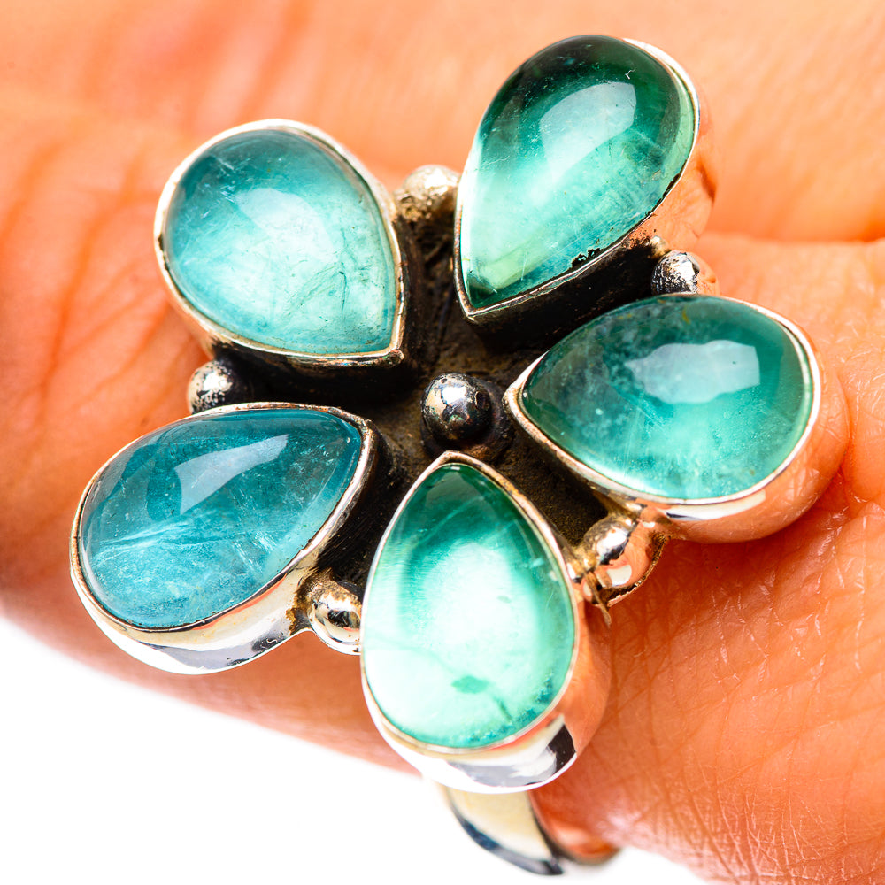 Blue Fluorite Ring Size 10 (925 Sterling Silver) RING138556