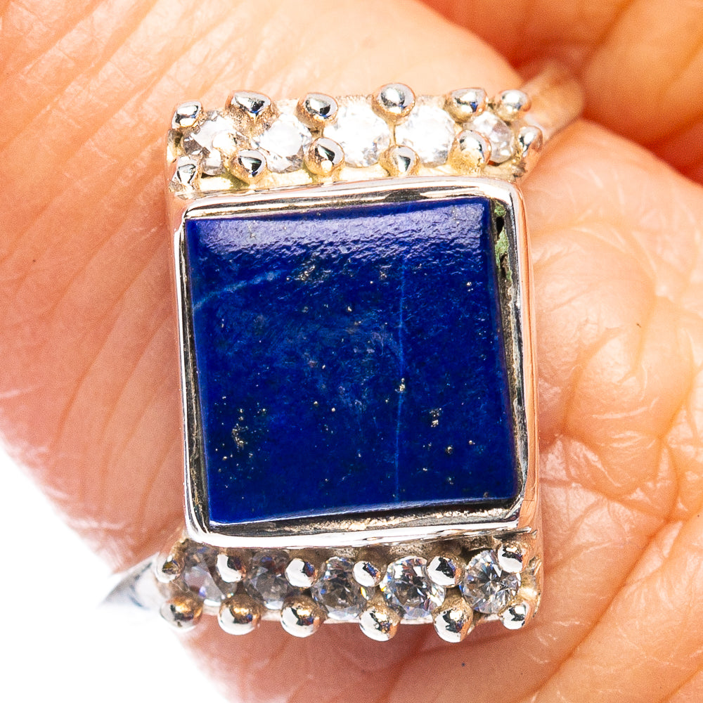 Lapis Lazuli Ring Size 5.75 (.925 Sterling Silver)