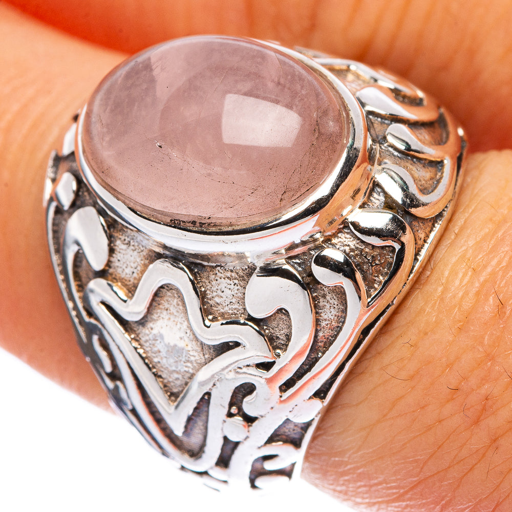 Rose Quartz Ring Size 7 (925 Sterling Silver) R146223