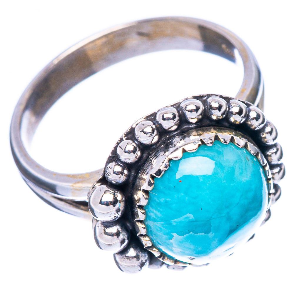 Larimar Ring Size 7.25 (925 Sterling Silver) R2286