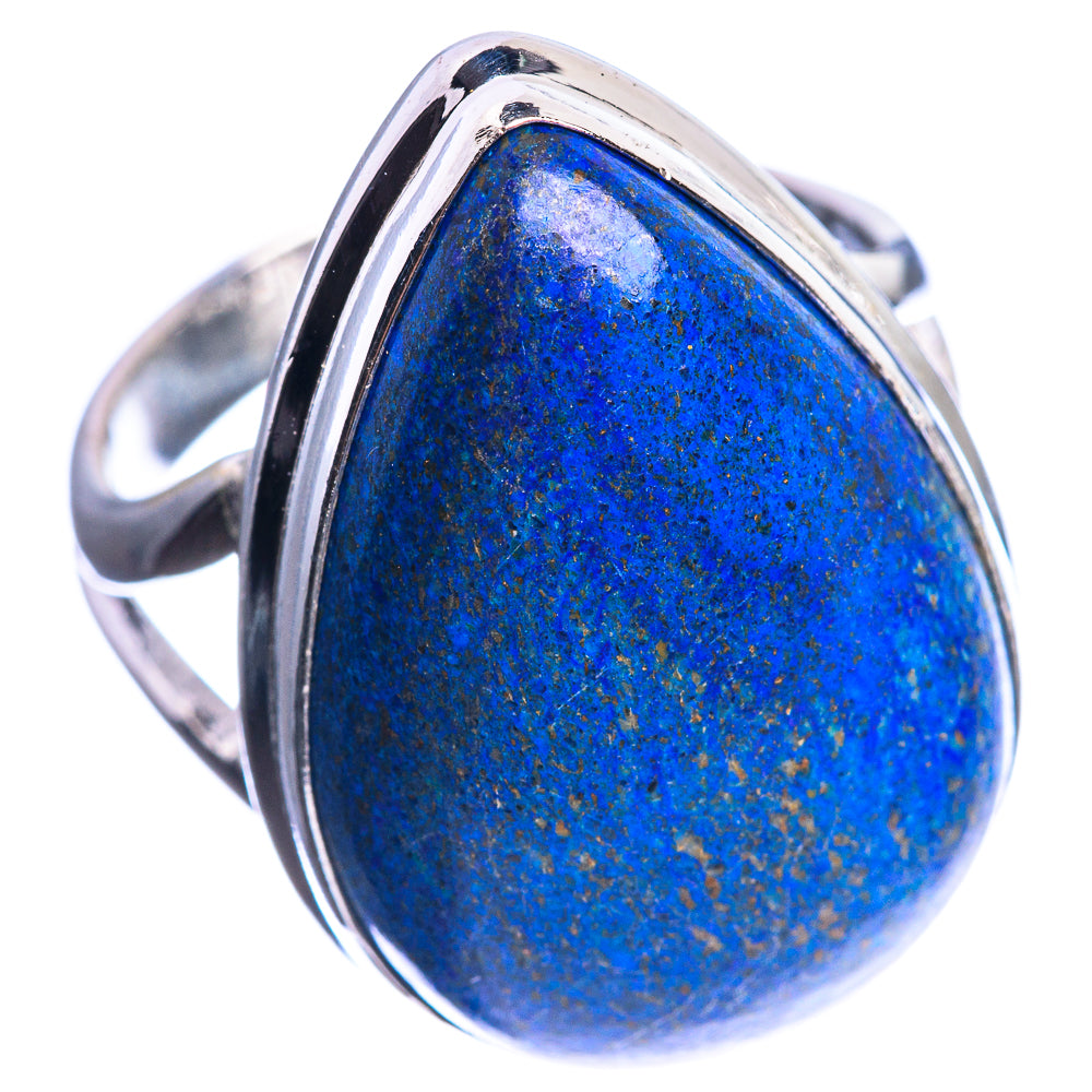 Large Lapis Lazuli 925 Sterling Silver Ring Size 9