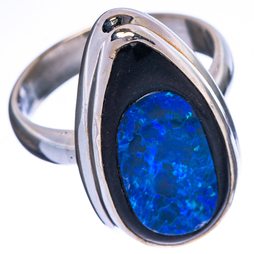 Rare Doublet Opal Ring Size 5 (925 Sterling Silver) R1412