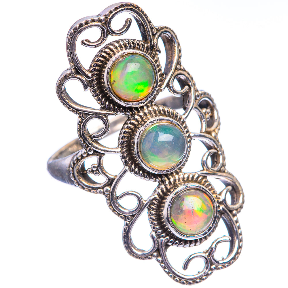 Natural Ethiopian Opal Ring Size 7 (925 Sterling Silver) R143136