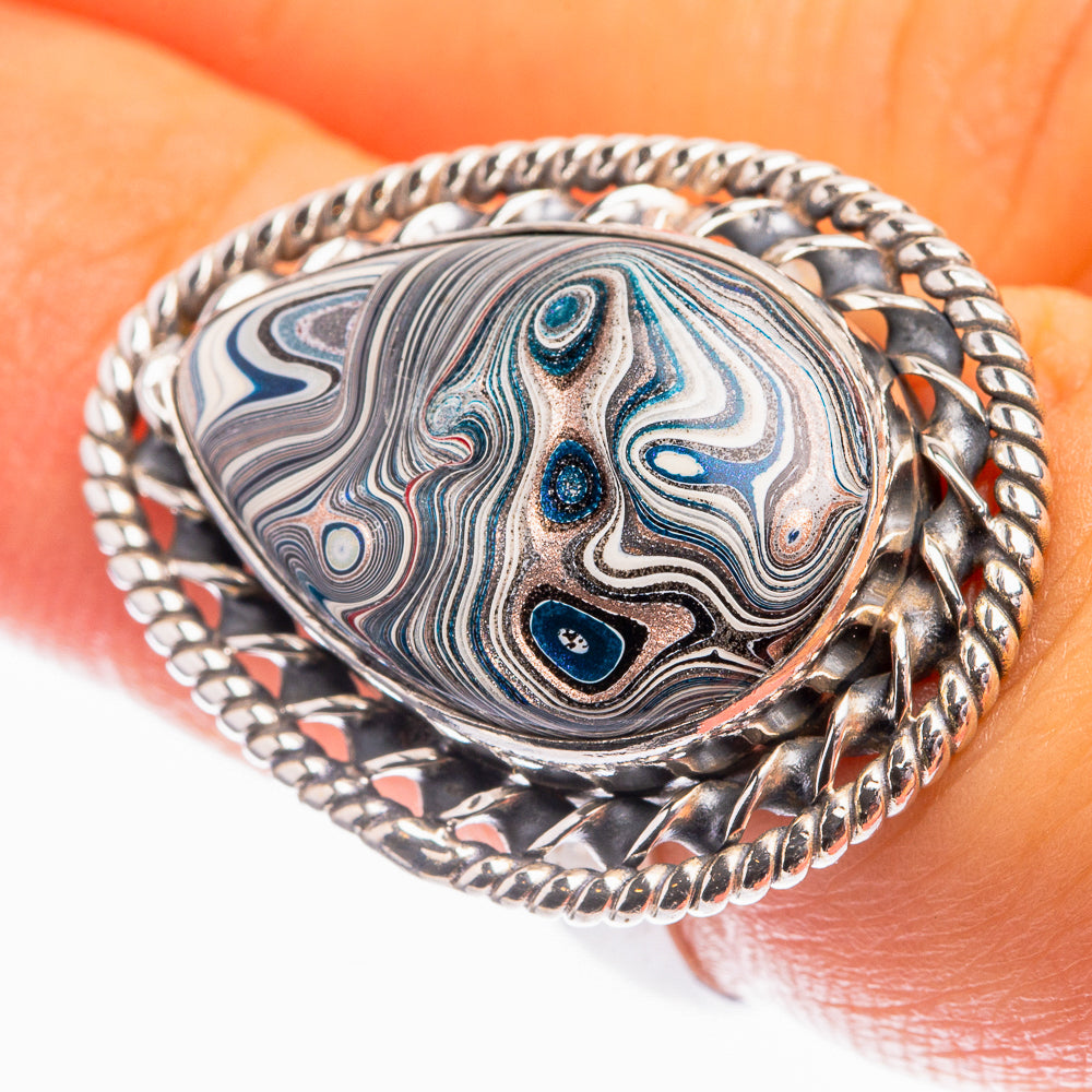 Fordite Ring Size 6.5 (925 Sterling Silver) R142113