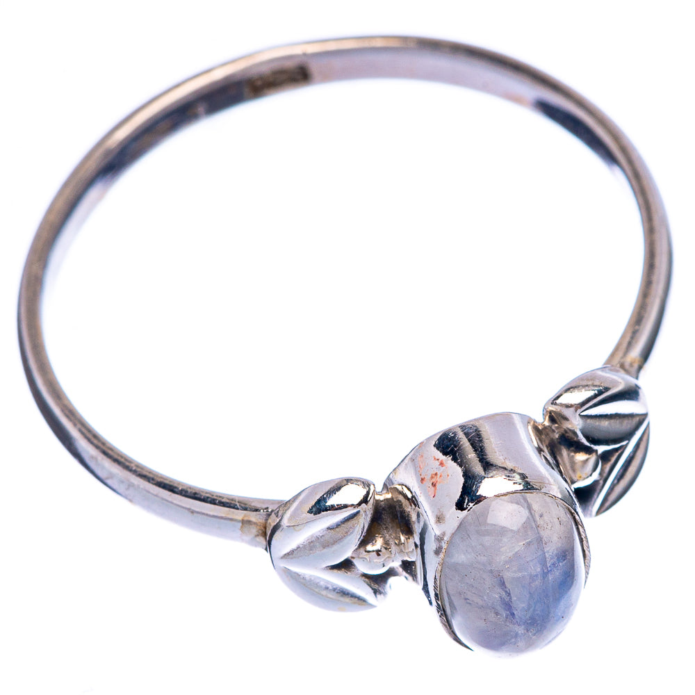 Rainbow Moonstone Dainty Ring Size 9.25 (925 Sterling Silver) R145674