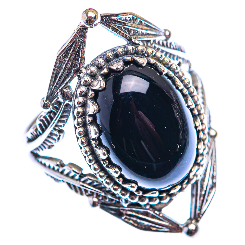 Black Onyx Ring Size 7.5 (925 Sterling Silver) RING140129