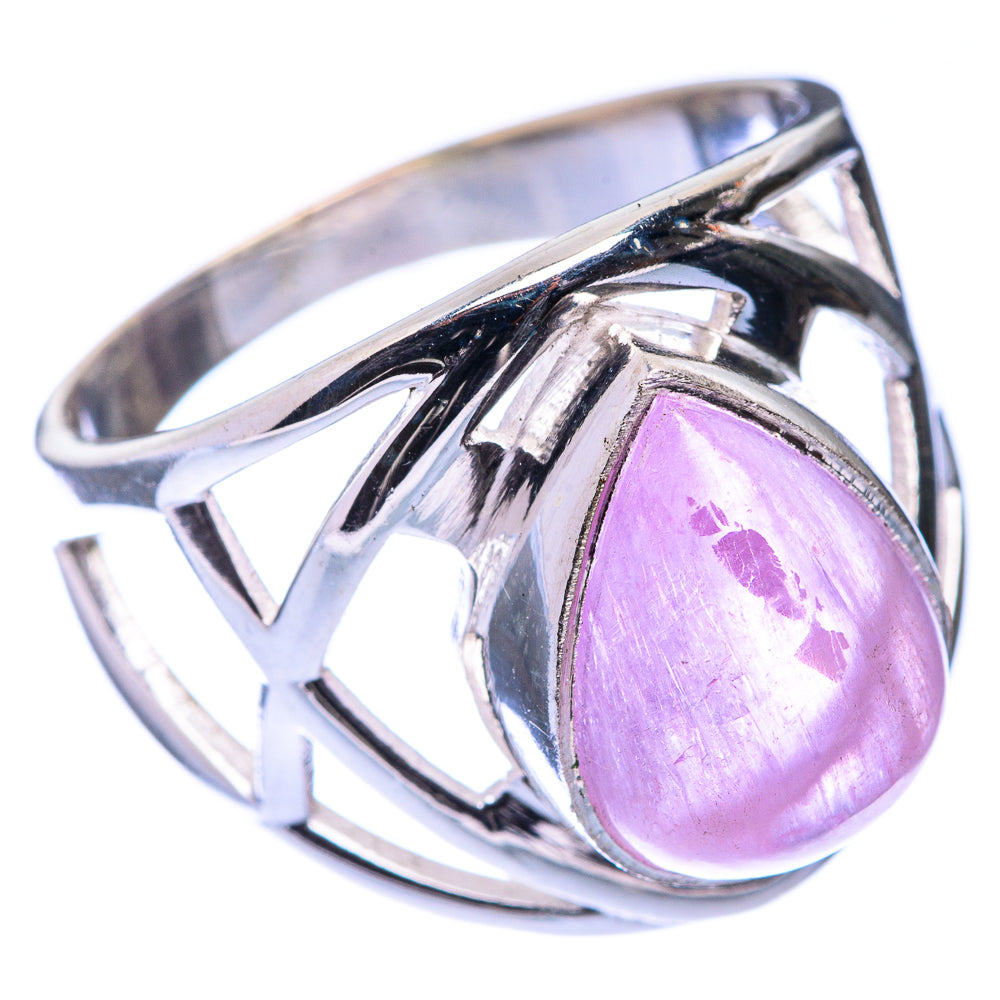 Pink Moonstone Ring Size 10 (925 Sterling Silver) R141288