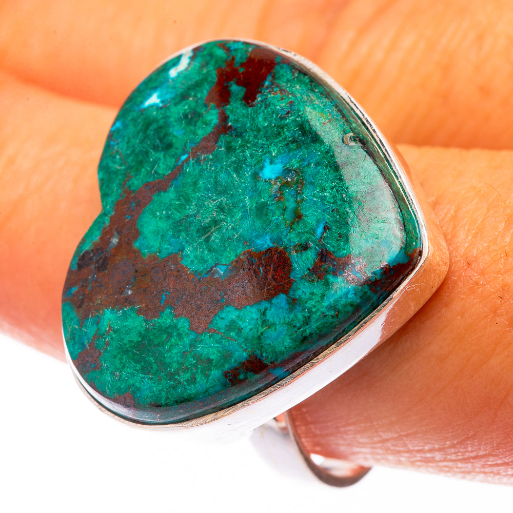 Large Malachite Ring Size 9.25 (925 Sterling Silver) R141198