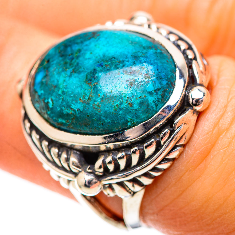 Chrysocolla Ring Size 6.5 (925 Sterling Silver) RING139043