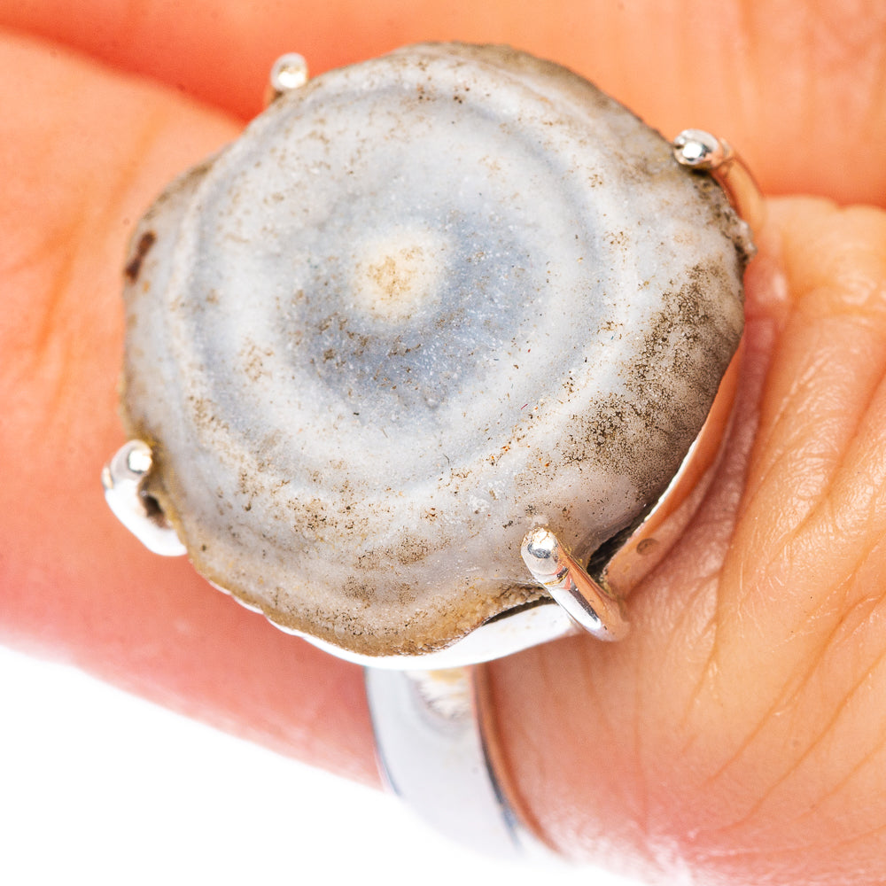 Desert Rose Druzy Ring Size 6 (925 Sterling Silver) R1663