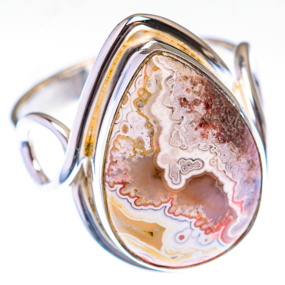 Laguna Lace Agate Ring Size 8.5 (925 Sterling Silver) RING139943