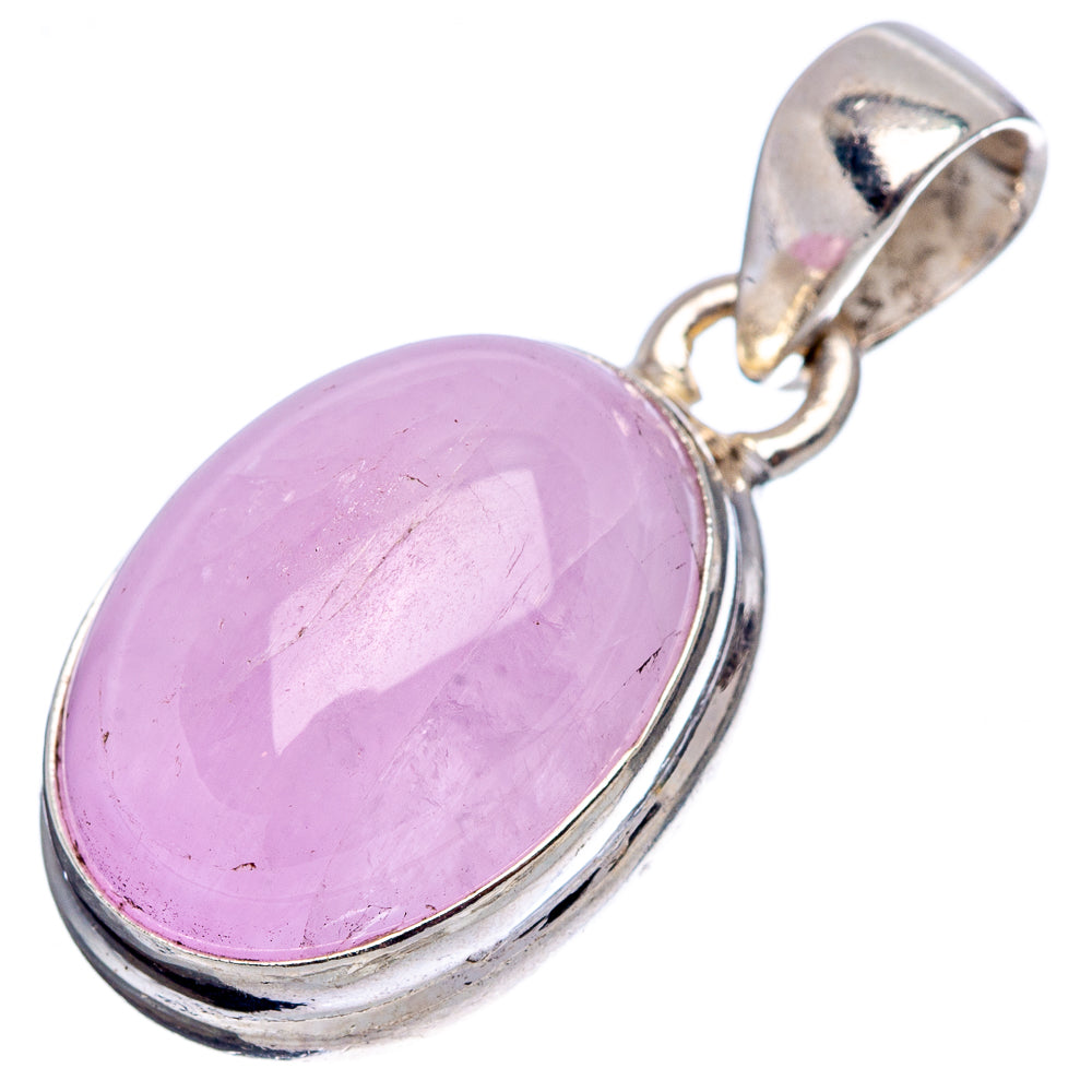 Kunzite Pendant 1 1/8" (.925 Sterling Silver)