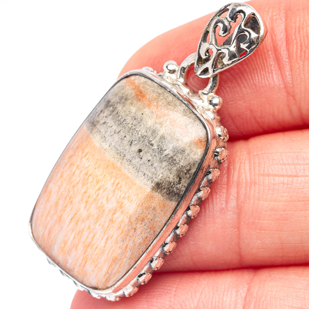 Celestobarite Pendant 1 1/2" (.925 Sterling Silver)