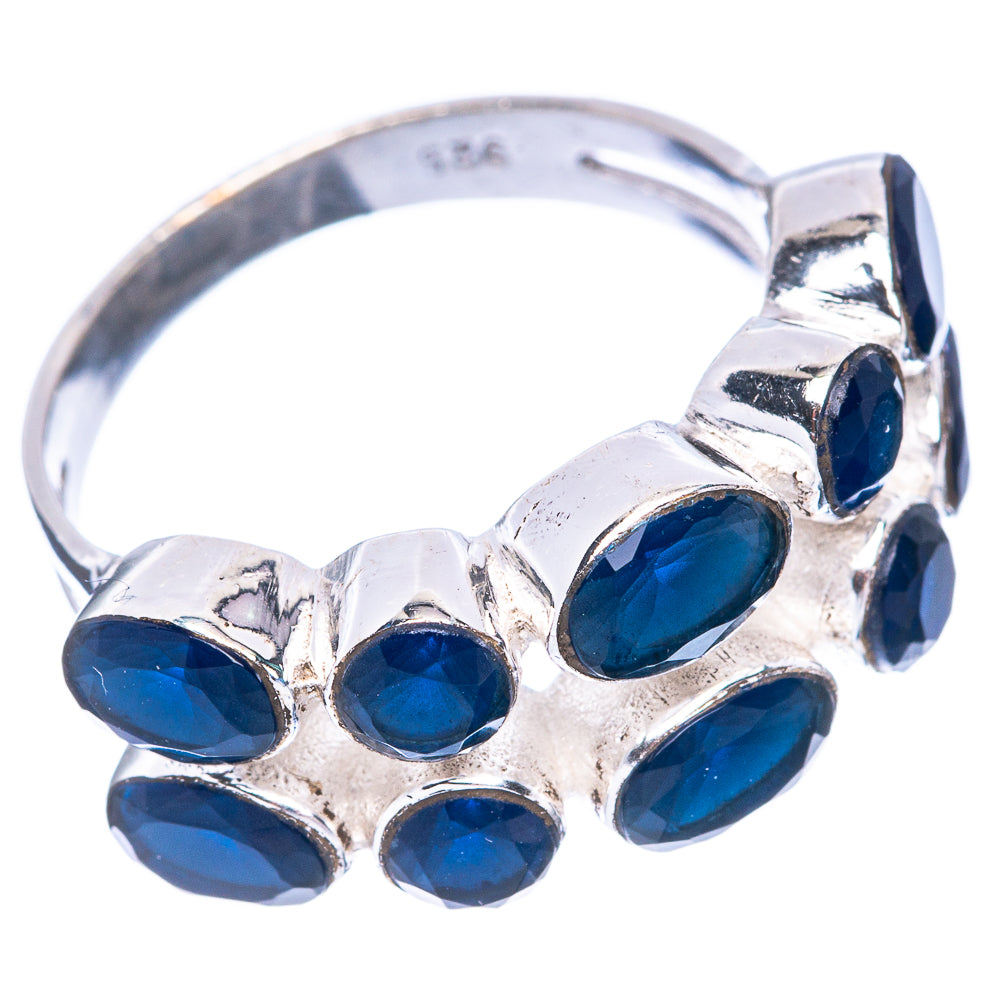 Blue Sillimnate 925 Sterling Silver Ring Size 7.75 (925 Sterling Silver) R5446