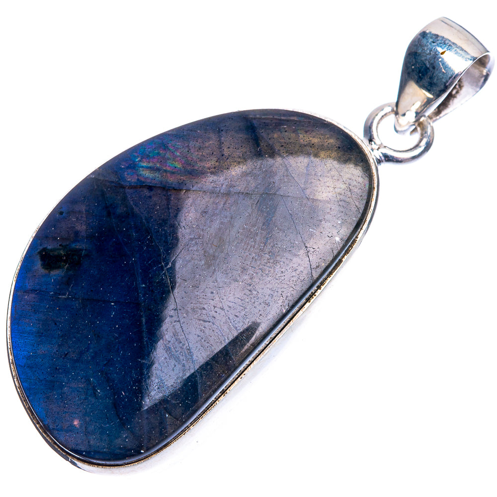 Labradorite Pendant 1 3/4" (925 Sterling Silver) P39222