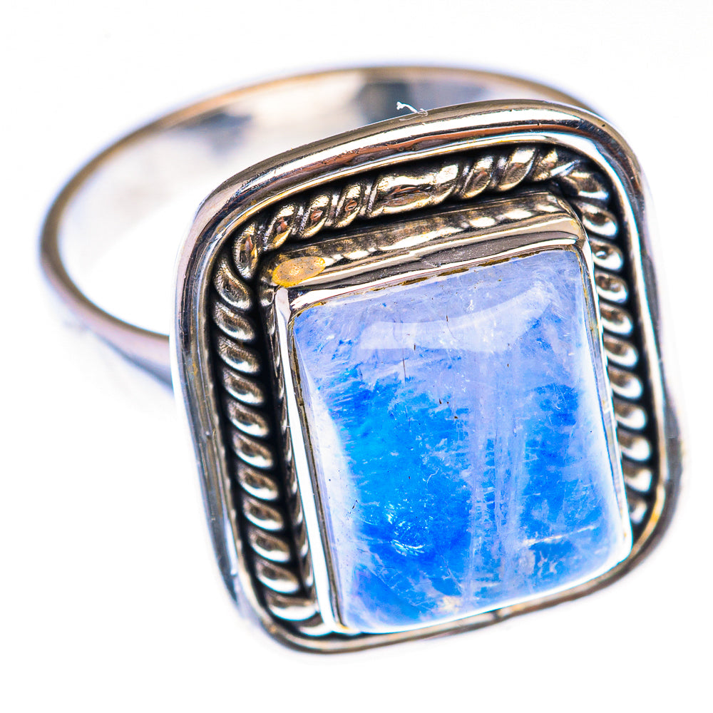 Rainbow Moonstone Ring Size 6.5 (925 Sterling Silver) RING139914