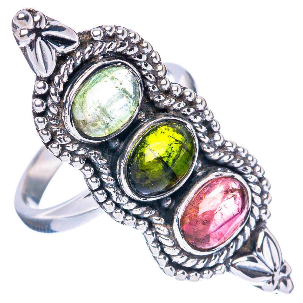 Premium Natural Tourmaline Ring Size 7.25 (925 Sterling Silver) R2625