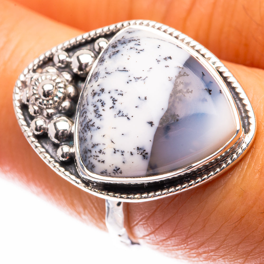 Premium Dendritic Opal Ring Size 7 (925 Sterling Silver) R141805