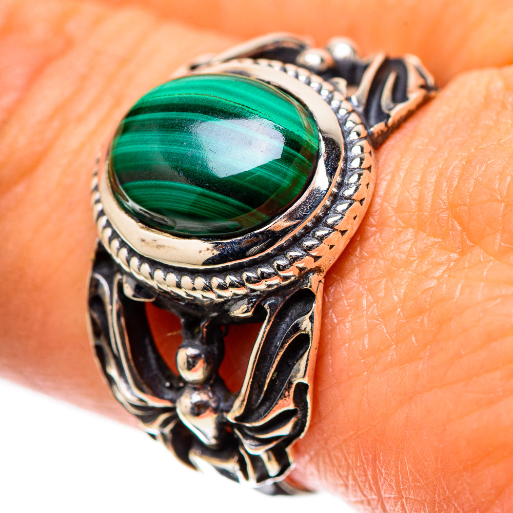 Malachite Ring Size 9.25 (925 Sterling Silver) RING138874