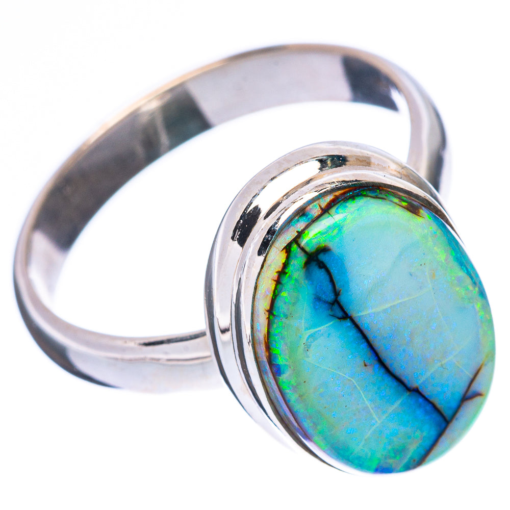 Rare Sterling Opal Ring Size 9.25 (925 Sterling Silver) R4316