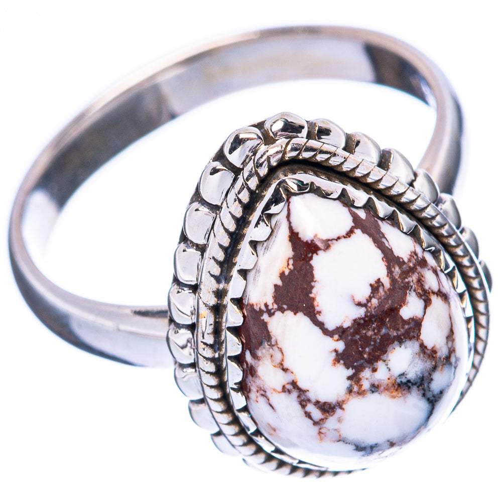 Wild Horse Jasper Ring Size 8.5 (925 Sterling Silver) R3946