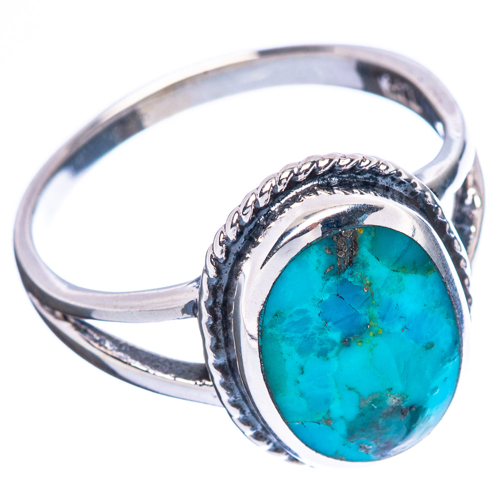 Rare Arizona Turquoise Ring Size 8.75 (925 Sterling Silver) R4532